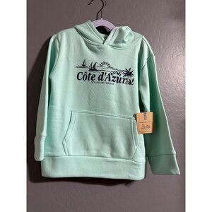 Bixby Boys Mint Cote d'Azur Hoodie Size 4/5 XS